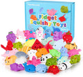 36 Pack Fidget Squishy Toys - Kawaii Soft Squishies Party Favors for Kids 3-5, 4-8, 8-12 - Goodie Bag Stuffers, Easter Egg Fillers, Treasure Box Prizes & Sensory Classroom Rewards