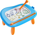 bravokids Magnetic Drawing Board for Kids with Sturdy Legs, Color Erasable Doodle Writing Pad for Toddler Boy Girls, Educational Preschool Learning Toys for 1 2 3 3 4 Years Old Birthday Gifts (Blue)