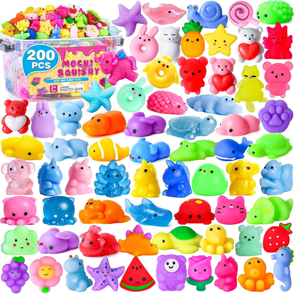 VISCOO 40 Pack Easter Basket Stuffers, Squishy Toys, Mochi Squishy Party Favors for Kids,Kawaii Squishies,Treasure Box Toys for Classroom Prizes, Easter Basket Gifts Goodie Bags Fillers Birthday Gift